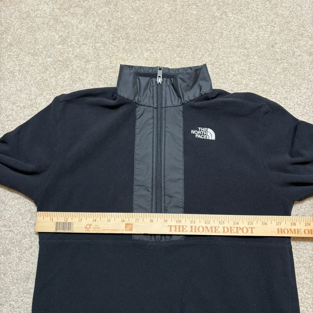 The North Face Jacket Teen XL 14-16 Black Fleece 1/4 Zip‎ Pullover NF0A7WQPJK3